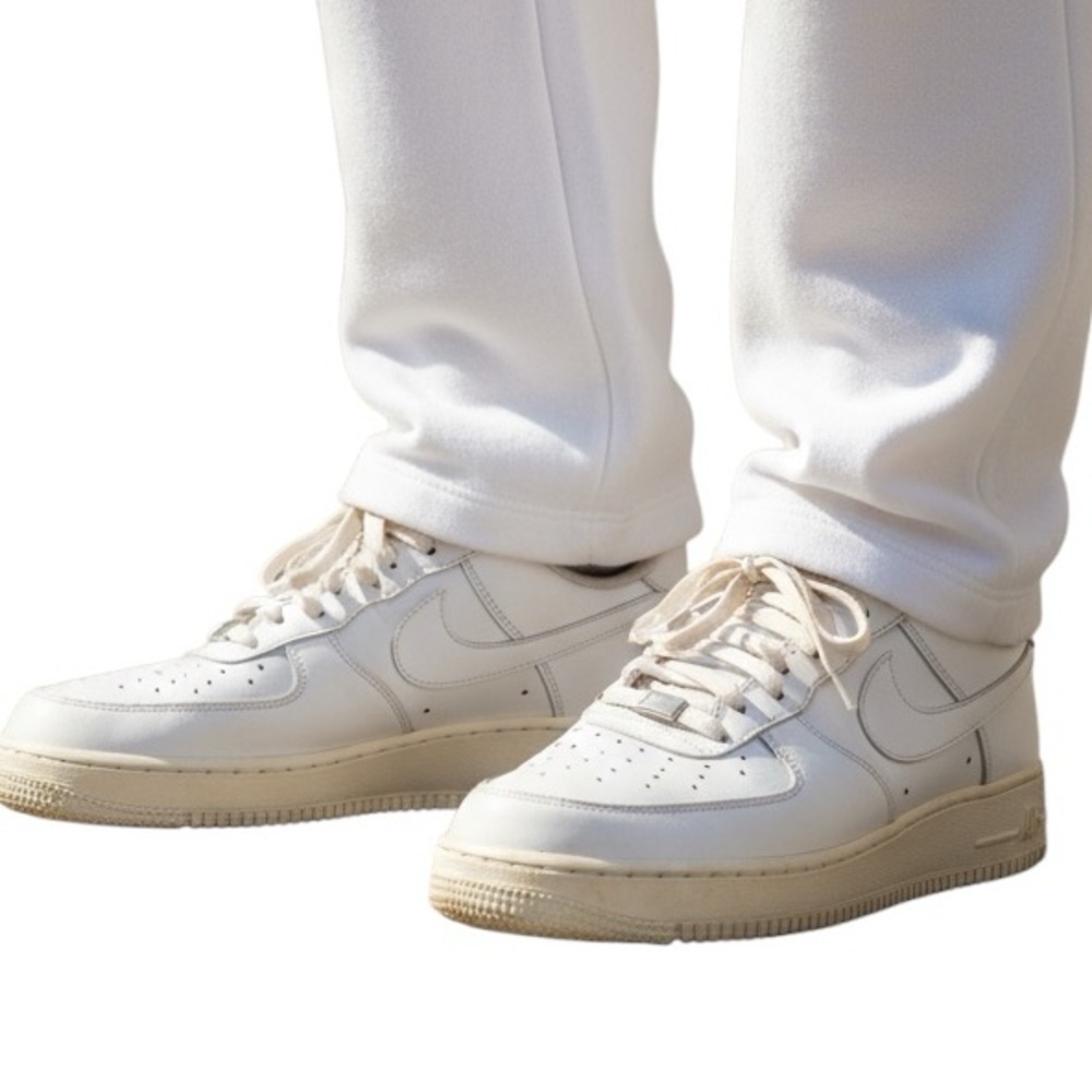 NIKE Men's Classic Air Force white 
 Street Sneakers Size 12 street style skater